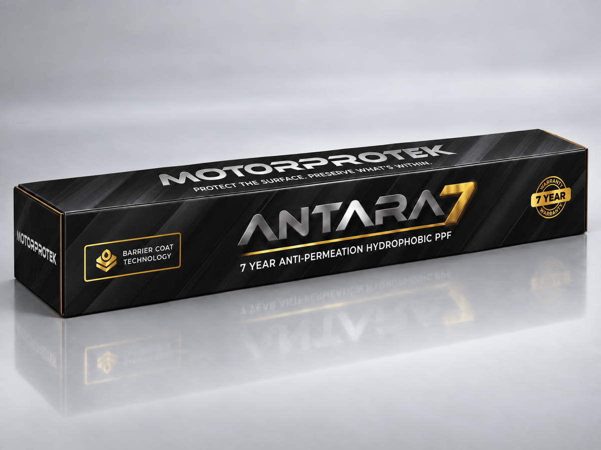 ANTARA7 7-Year Hydrophobic TPU Paint Protection Film by Motorprotek